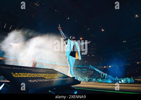 Concerto di musica - Club Dogo - San Siro GUE Pequeno durante Club Dogo - San Siro, Concerto di musica a Milano, Italia, giugno 28 2024 Milano San Siro Italia Copyright: XVincenzoxTascox/xLiveMediax LPM 1423247 Foto Stock