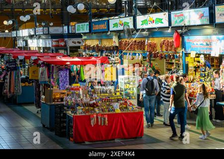 Il mercato centrale, Budapest, Ungheria Foto Stock