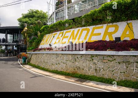 Penang Hill Railway Upper Station, Penang Hill, Penang, Malesia Foto Stock