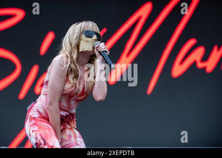 Concerto di musica della cantante italiana - BigMama - apertura Doja Cat Myss Keta Milano Ippodromo SNAI San Siro Italia Copyright: XMirkoxFava/TSCKx/xLiveMediax LPM 1423537 Foto Stock