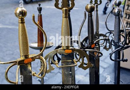 Negozio di souvenir, artigianato. Toledo. Spagna Foto Stock