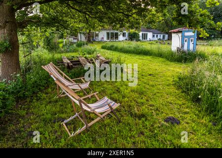 Case degli artisti (Künstlerhäuser), VOR den Pferdeweiden, Worpswede, bassa Sassonia, Germania Foto Stock