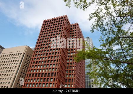 Marunouchi edifici area business, Chiyoda, a Tokyo, Giappone. Foto Stock