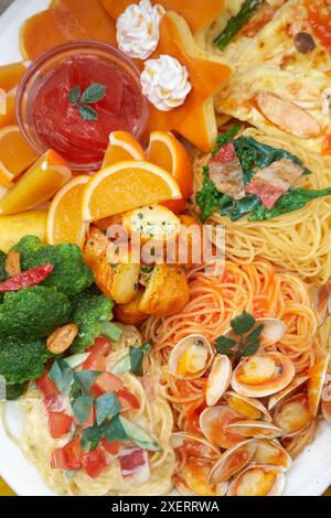 Il cibo giapponese, Takeshita Dori Street, Harajuku, Tokyo, Giappone. Foto Stock
