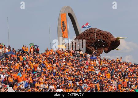 Spielberg, Austria. 29 giugno 2024. Formula 1 Quatar Airlines Austrian Grand Prix al Red Bull Ring, Austria. Nella foto: Atmosfera del circuito durante la sessione di qualificazione © Piotr Zajac/Alamy Live News Foto Stock