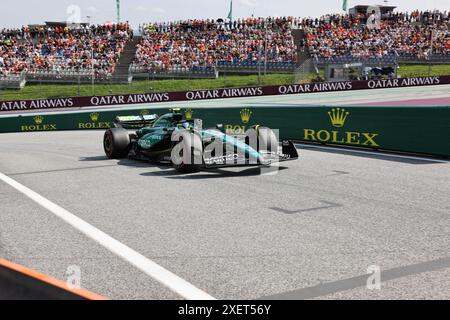 14 Fernando Alonso (Aston Martin Aramco Formula One Team, #14), qualifiche, AUT, Oesterreich, Formel 1 Weltmeisterschaft, Gran Premio d'Austria, 29.06.2024 foto: Eibner-Pressefoto/Annika Graf Foto Stock