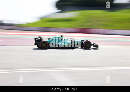 14 Fernando Alonso (Aston Martin Aramco Formula One Team, #14), qualifiche, AUT, Oesterreich, Formel 1 Weltmeisterschaft, Gran Premio d'Austria, 29.06.2024 foto: Eibner-Pressefoto/Annika Graf Foto Stock