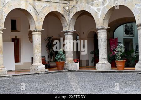 GUADALAJARA, JALISCO, MESSICO: Il cortile all'interno del Congreso del Estado de Jalisco (Congresso dello Stato di Jalisco). Foto Stock