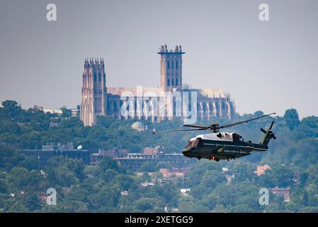 Sikorsky/Lockheed Martin VH-92 Patriot, un elicottero americano in fase di sviluppo per sostituire il presidente degli Stati Uniti Marine One Foto Stock