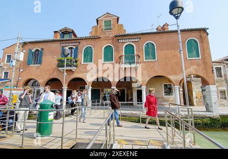 La Fondamenta Navagero, Murano. Veneto, Italia Foto Stock