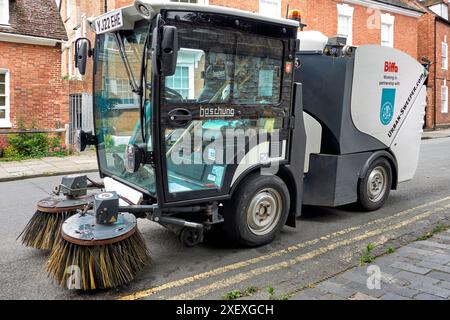 Boschung 2022 veicolo elettrico stradale urbano Regno Unito Foto Stock