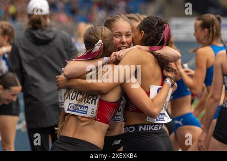 Jana Marie Becker (Koenigsteiner LV, #469), 3x800 m Frauen, GER, Leichtathletik, Athletics, Deutsche Meisterschaften, 30.06.2024, foto: Eibner-Pressefoto/Stefan Mayer Foto Stock