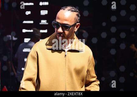 44 Lewis Hamilton (Mercedes AMG Petronas Formula One Team, #44), AUT, Oesterreich, Formel 1 Weltmeisterschaft, gran Premio d'Austria, 30.06.2024 foto: Eibner-Pressefoto/Annika Graf Foto Stock