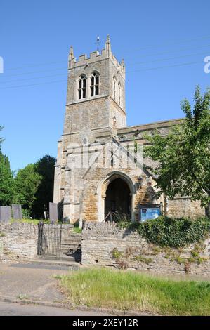 Chiesa di tutti i Santi, Pytchley, Northamptonshire Foto Stock