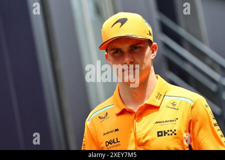 Spielberg, Austria. 30 giugno 2024. Oscar Piastri (AUS) McLaren. Campionato del mondo di Formula 1, Rd 11, Gran Premio d'Austria, domenica 30 giugno 2024. Spielberg, Austria. Crediti: James Moy/Alamy Live News Foto Stock