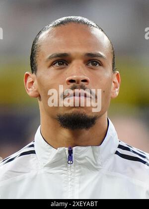 Il tedesco Leroy sane durante il turno di UEFA Euro 2024 del 16 al BVB Stadion Dortmund di Dortmund, Germania. Data foto: Sabato 29 giugno 2024. Foto Stock