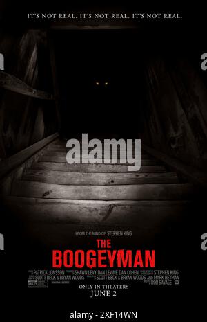 The Boogeyman (2023) diretto da Rob Savage e interpretato da Sophie Thatcher, Chris Messina e Vivien Lyra Blair. Una famiglia viene infestata dal Boogeyman dopo che un uomo turbato visita e porta inavvertitamente la creatura da loro. US un foglio poster ***SOLO PER USO EDITORIALE***. Crediti: BFA / 20th Century Studios Foto Stock