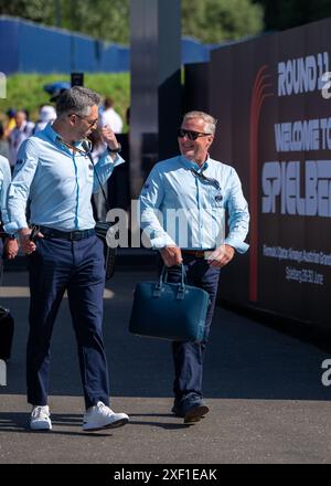 Spielberg, Austria. 29 giugno 2024. Circuito di Spielberg Jonnie Herbert durante il Gran Premio d'Austria di Formula 1 2024, l'undicesima prova del Campionato del mondo di Formula 1 2024 il 28-30 giugno 2024 al Red Bull Ring di Spielberg, Austria (Ian Bundey/SPP) credito: SPP Sport Press Photo. /Alamy Live News Foto Stock