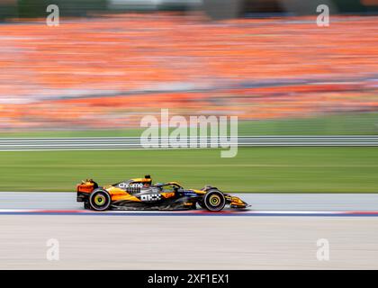 Spielberg, Austria. 30 giugno 2024. Spielberg Circuit 81 Oscar Piastri aus) McLaren F1 Team McLaren gbr) MCL38 Mercedes, durante il Gran Premio d'Austria di Formula 1 2024, l'11° appuntamento del Campionato del mondo di Formula 1 2024 il 28-30 giugno 2024 al Red Bull Ring di Spielberg, Austria. (Ian Bundey/SPP) credito: SPP Sport Press Photo. /Alamy Live News Foto Stock
