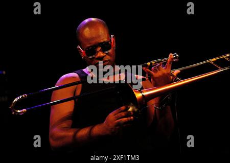 Joabe Reis Quintetto brasiliano ft. Piotr Schmidt&Paweł Tomaszewski,foto Kazimierz Jurewicz/Alamy Live News Foto Stock