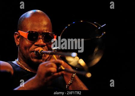 Joabe Reis Quintetto brasiliano ft. Piotr Schmidt&Paweł Tomaszewski,foto Kazimierz Jurewicz/Alamy Live News Foto Stock