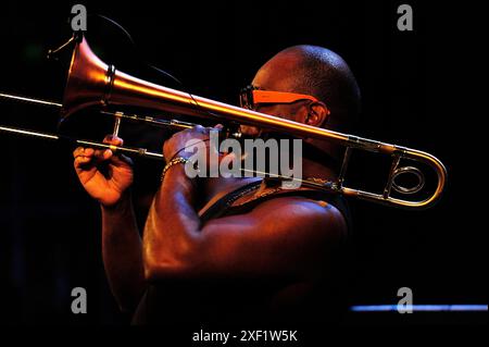 Joabe Reis Quintetto brasiliano ft. Piotr Schmidt&Paweł Tomaszewski,foto Kazimierz Jurewicz/Alamy Live News Foto Stock