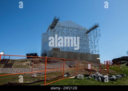 Carleton martello Tower in restauro a Saint John, New Brunswick, Canada Foto Stock