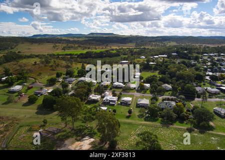 Goomeri, un'affascinante città rurale situata nella regione di South Burnett nel Queensland Australia. Immersa nella storia e nel fascino del vecchio mondo Foto Stock