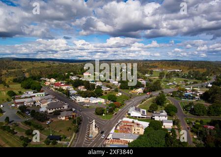 Goomeri, un'affascinante città rurale situata nella regione di South Burnett nel Queensland Australia. Immersa nella storia e nel fascino del vecchio mondo Foto Stock