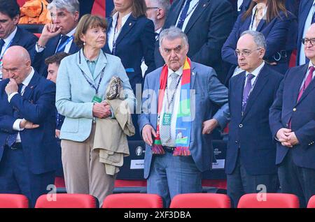 NRW-Innenminister Herbert Reul (CDU) nella partita migliore di 16 SPAGNA, Georgia. , . Il 30 giugno 2024 a Colonia, Germania. Fotografo: ddp Images/STAR-Images credito: ddp media GmbH/Alamy Live News Foto Stock