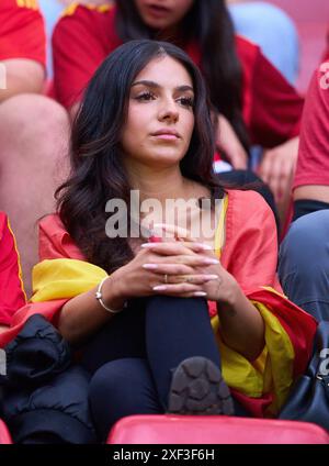 Tifosi ESP nella migliore delle 16 partite DI SPAGNA, Georgia. , . Il 30 giugno 2024 a Colonia, Germania. Credito fotografo: Peter Schatz/Alamy Live News Foto Stock