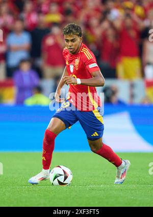 Lamine Yamal, ESP 19 nel miglior dei 16 match SPAGNA, Georgia. , . Il 30 giugno 2024 a Colonia, Germania. Credito fotografo: Peter Schatz/Alamy Live News Foto Stock