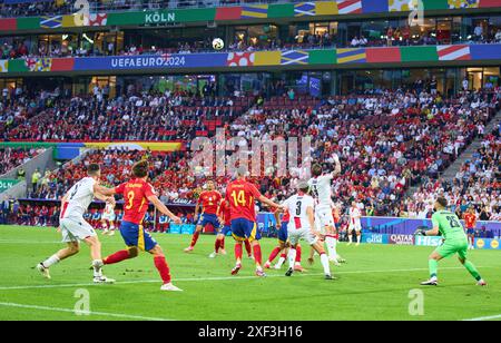 Giorgi Mamardashvili, Georgien 25 nella migliore delle 16 partite DI SPAGNA, Georgia. , . Il 30 giugno 2024 a Colonia, Germania. Credito fotografo: Peter Schatz/Alamy Live News Foto Stock