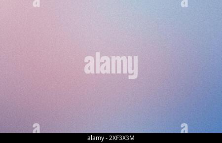 Texture morbida e granulosa che si fonde in uno sfondo sfumato dal rosa al blu Foto Stock