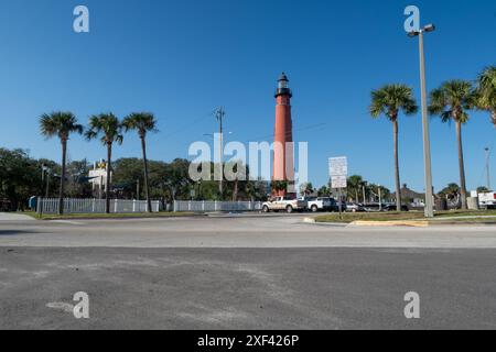 Ponce Inlet Veterans Memorial, Florida Foto Stock