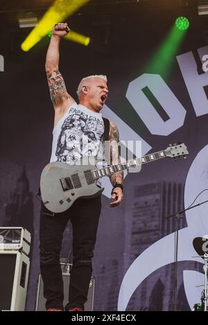 La band americana Biohazard si è esibita al Danish Copenhell Festival 2024. Credito: Andrea Pinna Foto Stock