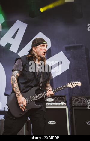 La band americana Biohazard si è esibita al Danish Copenhell Festival 2024. Credito: Andrea Pinna Foto Stock