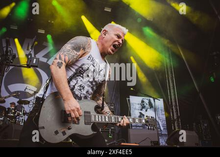 La band americana Biohazard si è esibita al Danish Copenhell Festival 2024. Credito: Andrea Pinna Foto Stock