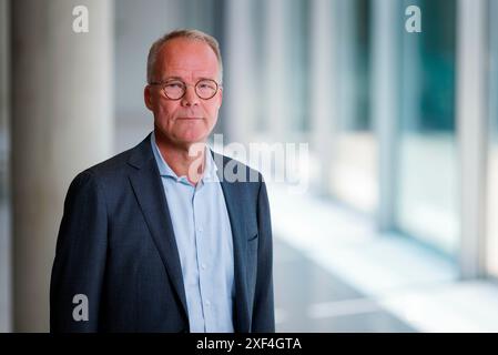 Berlino, Germania. 14 giugno 2024. Matthias Miersch, vicepresidente del gruppo parlamentare SPD, posa per una foto a Berlino, 13 giugno 2024. Credito: dpa/Alamy Live News Foto Stock