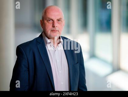 Berlino, Germania. 14 giugno 2024. Detlef Mueller, vicepresidente del gruppo parlamentare SPD, posa per una foto a Berlino, 13 giugno 2024. Credito: dpa/Alamy Live News Foto Stock