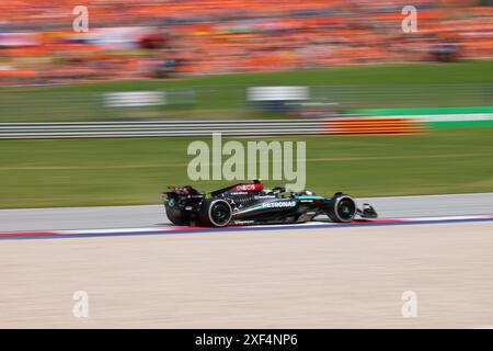 44 Lewis Hamilton (Mercedes AMG Petronas Formula One Team, #44), AUT, Oesterreich, Formel 1 Weltmeisterschaft, gran Premio d'Austria, 30.06.2024 foto: Eibner-Pressefoto/Annika Graf Foto Stock