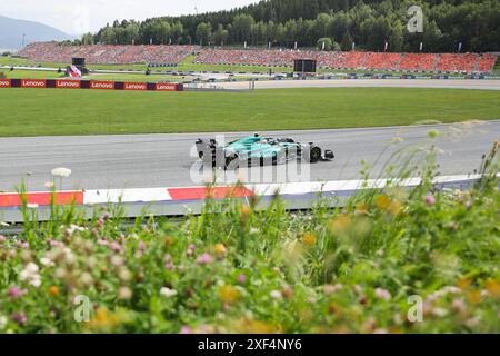 14 Fernando Alonso (Aston Martin Aramco Formula One Team, #14), AUT, Oesterreich, Formel 1 Weltmeisterschaft, gran Premio d'Austria, 30.06.2024 foto: Eibner-Pressefoto/Annika Graf Foto Stock