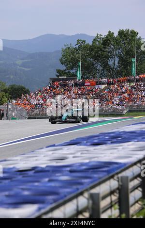 14 Fernando Alonso (Aston Martin Aramco Formula One Team, #14), AUT, Oesterreich, Formel 1 Weltmeisterschaft, gran Premio d'Austria, 30.06.2024 foto: Eibner-Pressefoto/Annika Graf Foto Stock