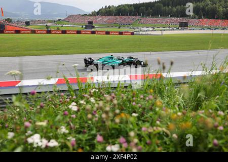 14 Fernando Alonso (Aston Martin Aramco Formula One Team, #14), AUT, Oesterreich, Formel 1 Weltmeisterschaft, gran Premio d'Austria, 30.06.2024 foto: Eibner-Pressefoto/Annika Graf Foto Stock