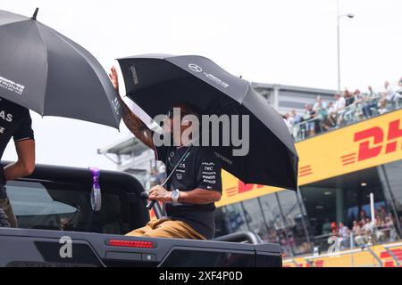 44 Lewis Hamilton (Mercedes AMG Petronas Formula One Team, #44), AUT, Oesterreich, Formel 1 Weltmeisterschaft, gran Premio d'Austria, 30.06.2024 foto: Eibner-Pressefoto/Annika Graf Foto Stock