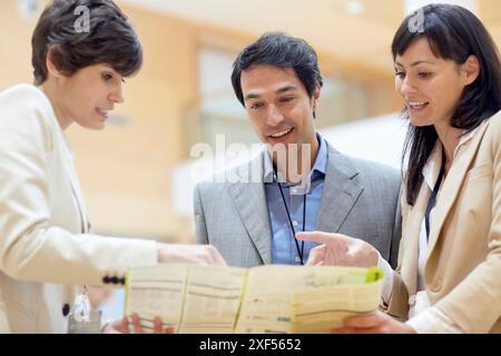 I dirigenti di Convention Center, Business, Donostia, San Sebastian, Paesi Baschi, Spagna. Foto Stock