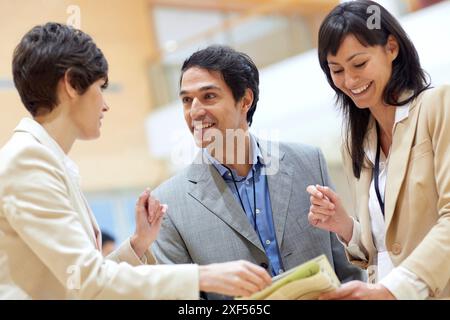 I dirigenti di Convention Center, Business, Donostia, San Sebastian, Paesi Baschi, Spagna. Foto Stock
