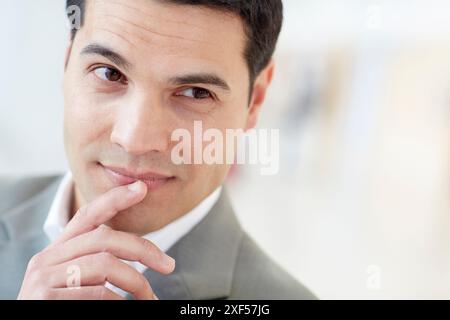 Ritratto di Executive, Business, Donostia, San Sebastian, Paesi Baschi, Spagna. Foto Stock