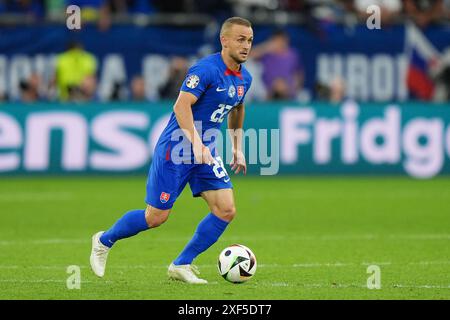 Stanislav Lobotka slovacco durante il turno di UEFA Euro 2024, 16 all'Arena AufSchalke di Gelsenkirchen, Germania. Data foto: Domenica 30 giugno 2024. Foto Stock