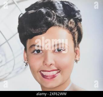 LENA HORNE (1917-2010) attrice cinematografica e cantante statunitense nel 1946 Foto Stock